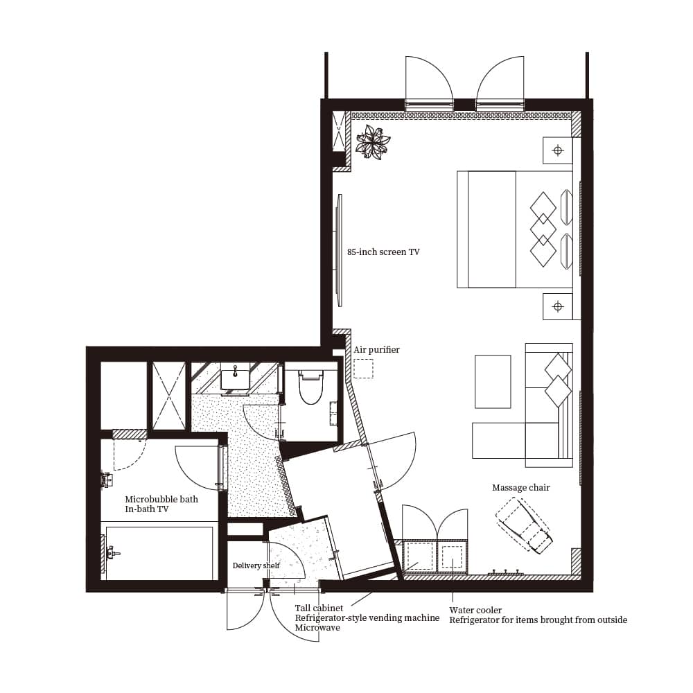 room No.203 Layout