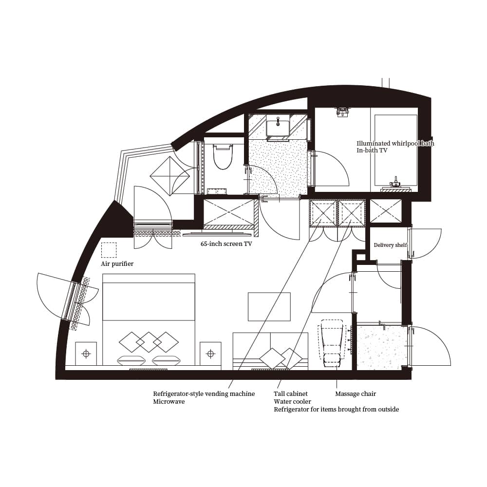 room No.210 Layout