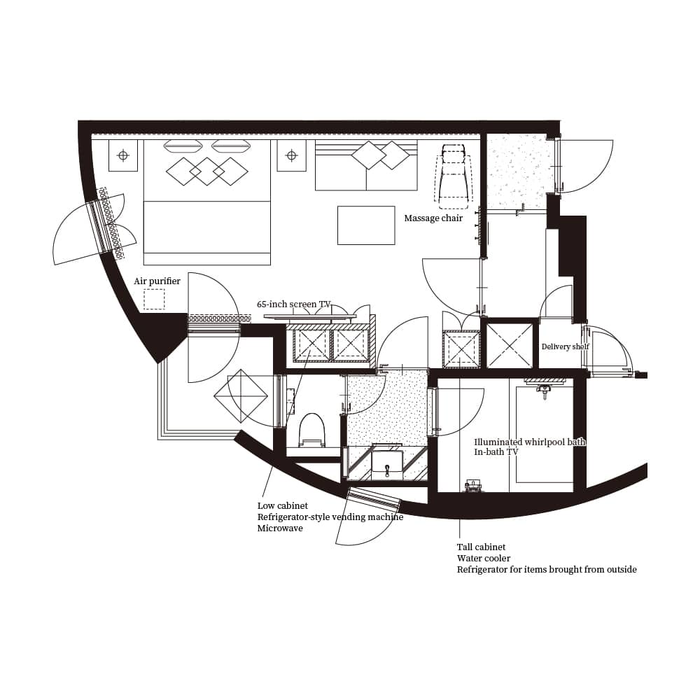 room No.211 Layout