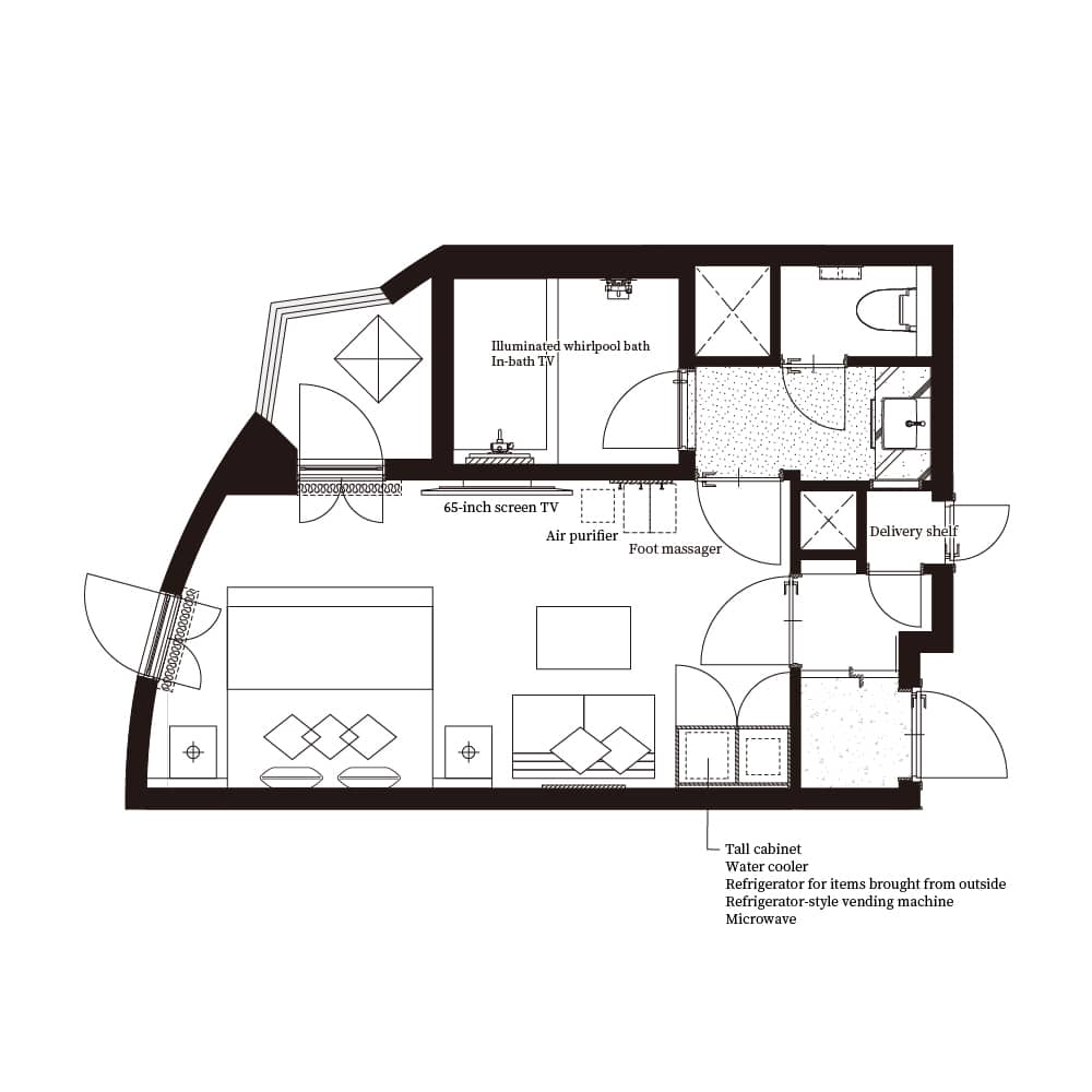 room No.203 Layout