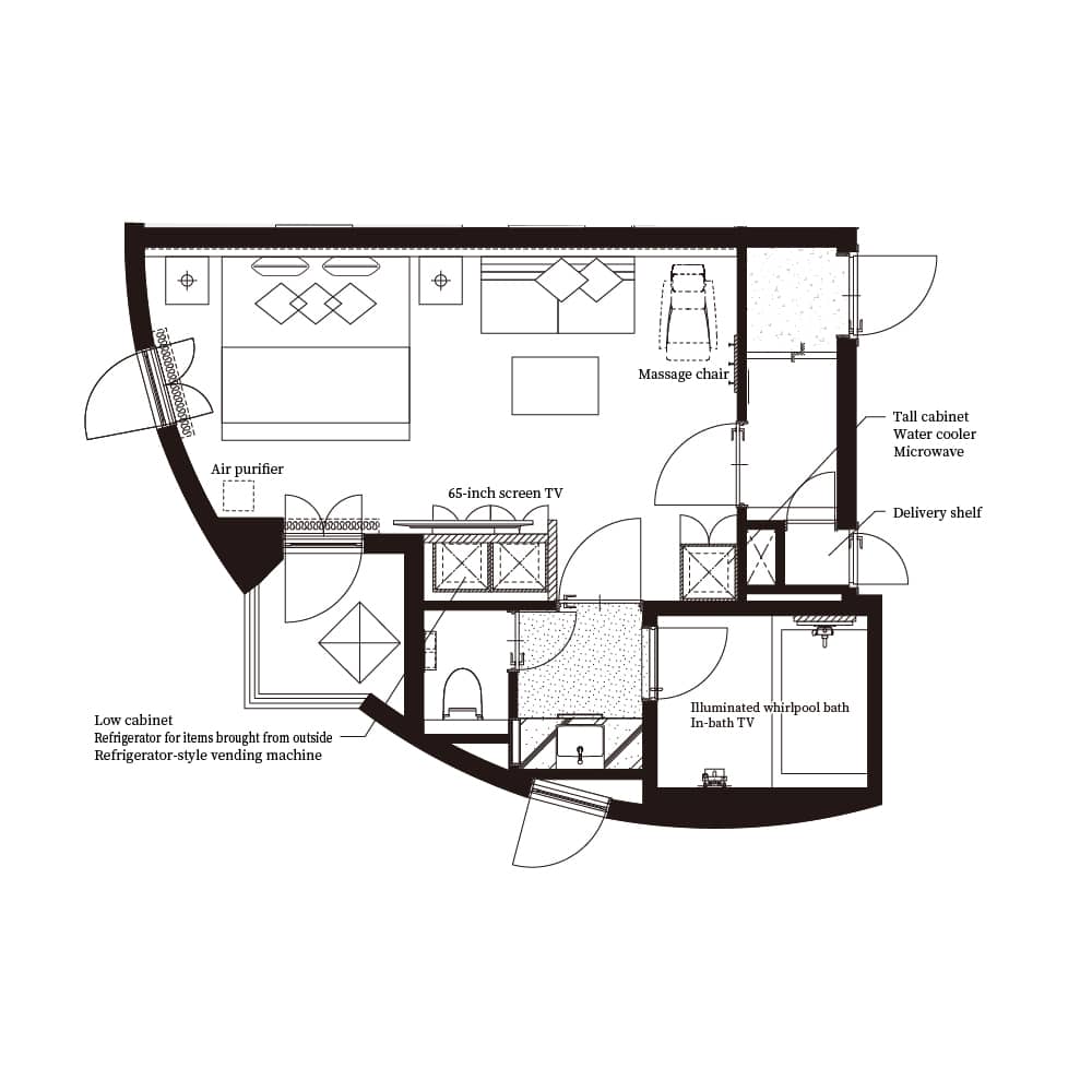 room No.203 Layout