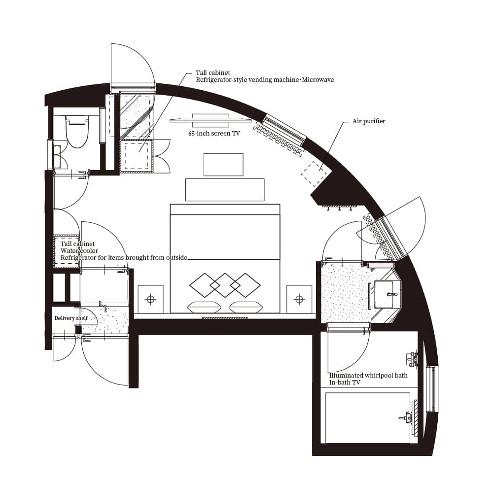 room No.203 Layout