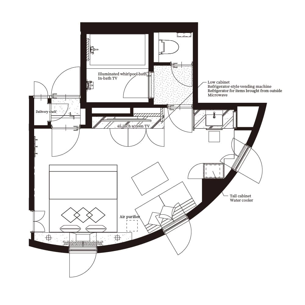 room No.203 Layout