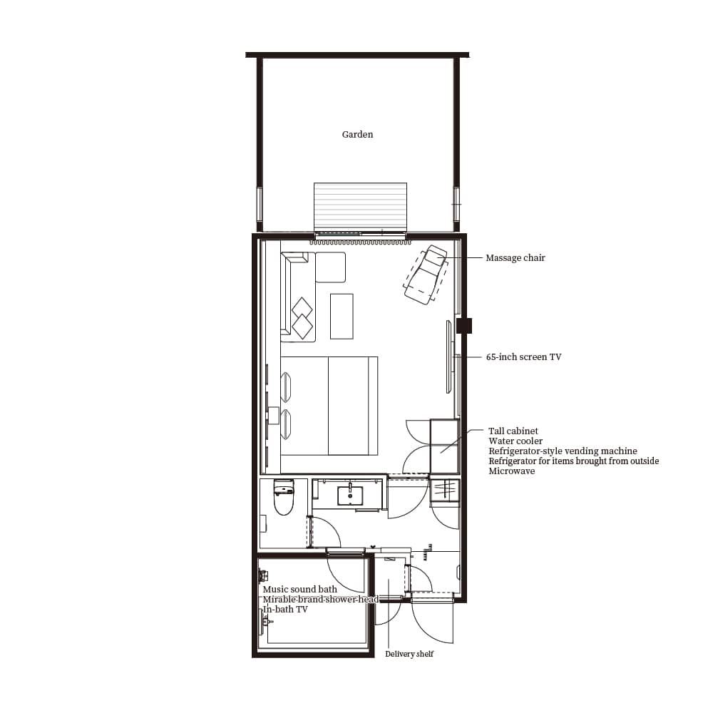 room No.203 Layout