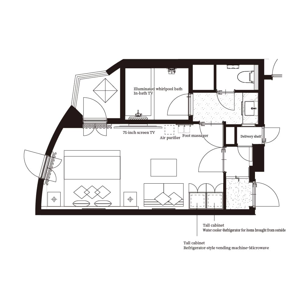 room No.203 Layout