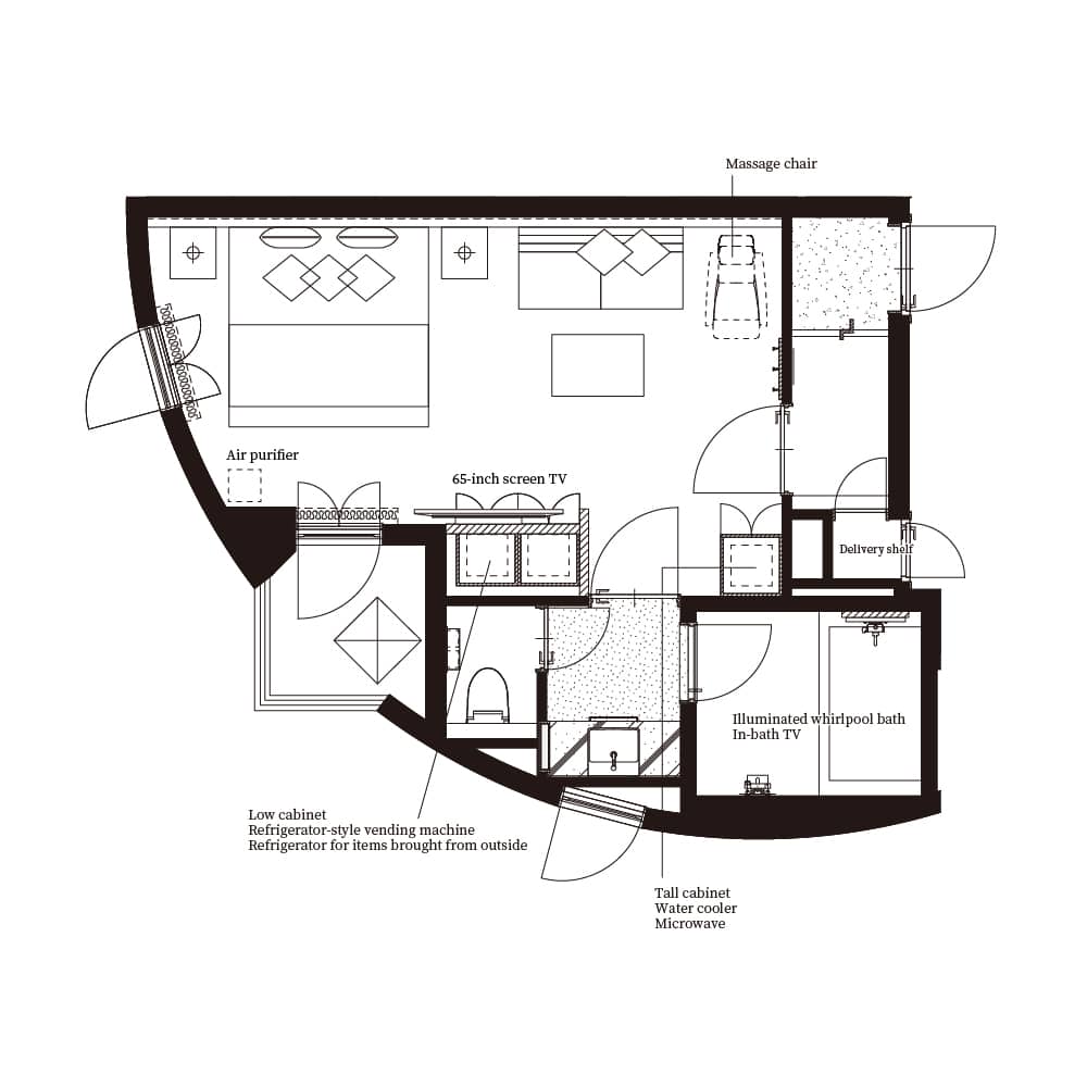 room No.203 Layout