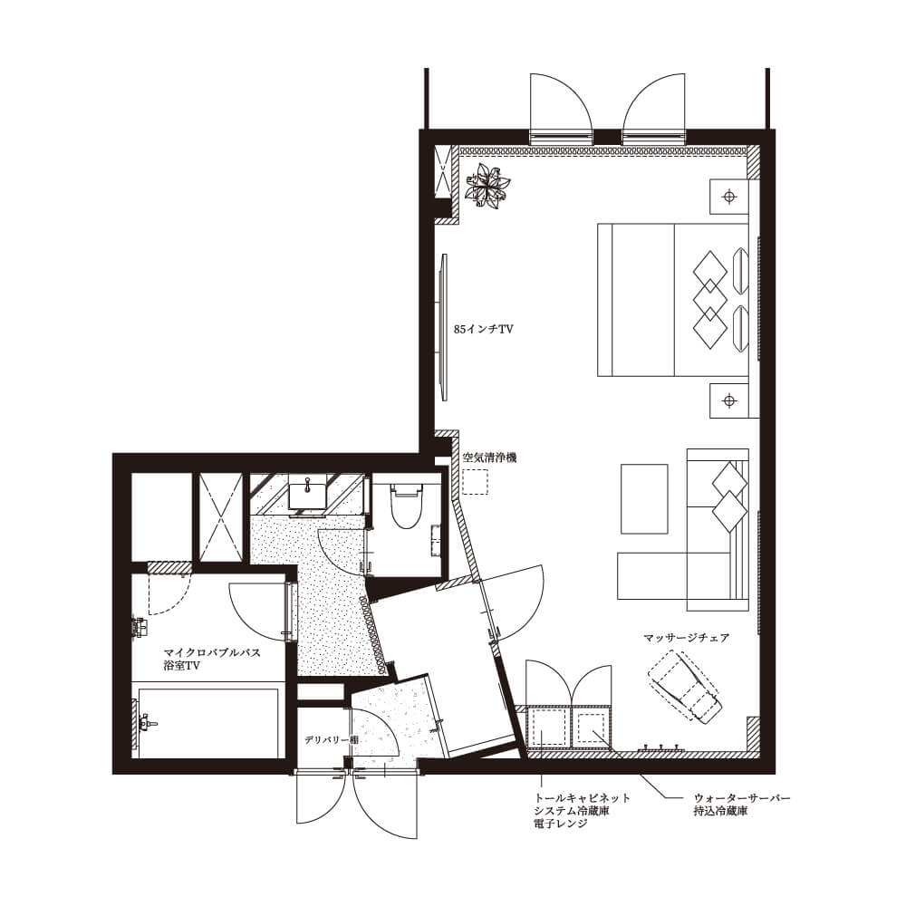 room No.203間取り