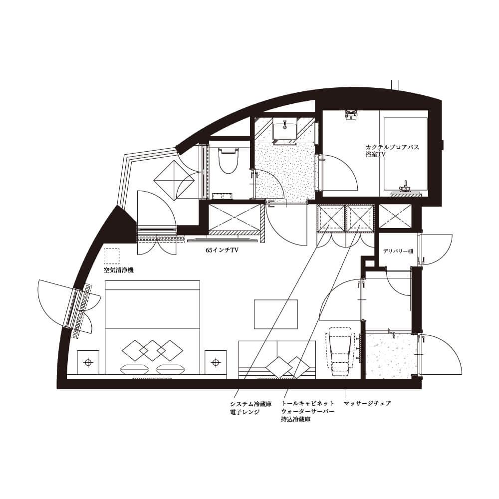 room No.210間取り