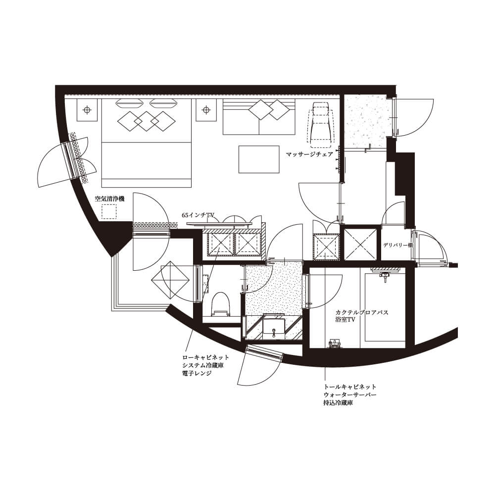 room No.211間取り