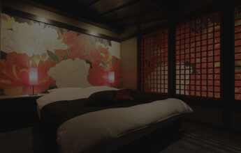 Guestrooms with semi-outdoor baths Oiran / Waka / Taisho Romanticism